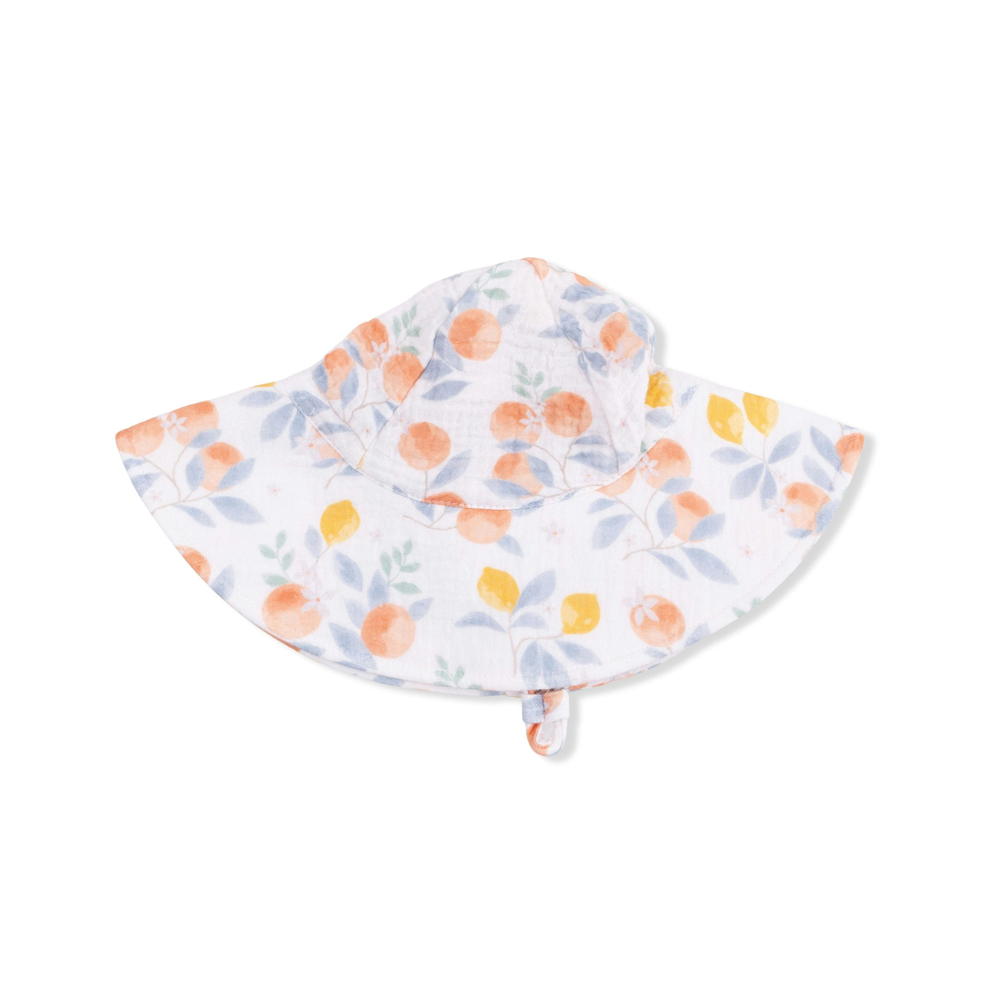 Citrus Floral - Wide Brim Sun Hat