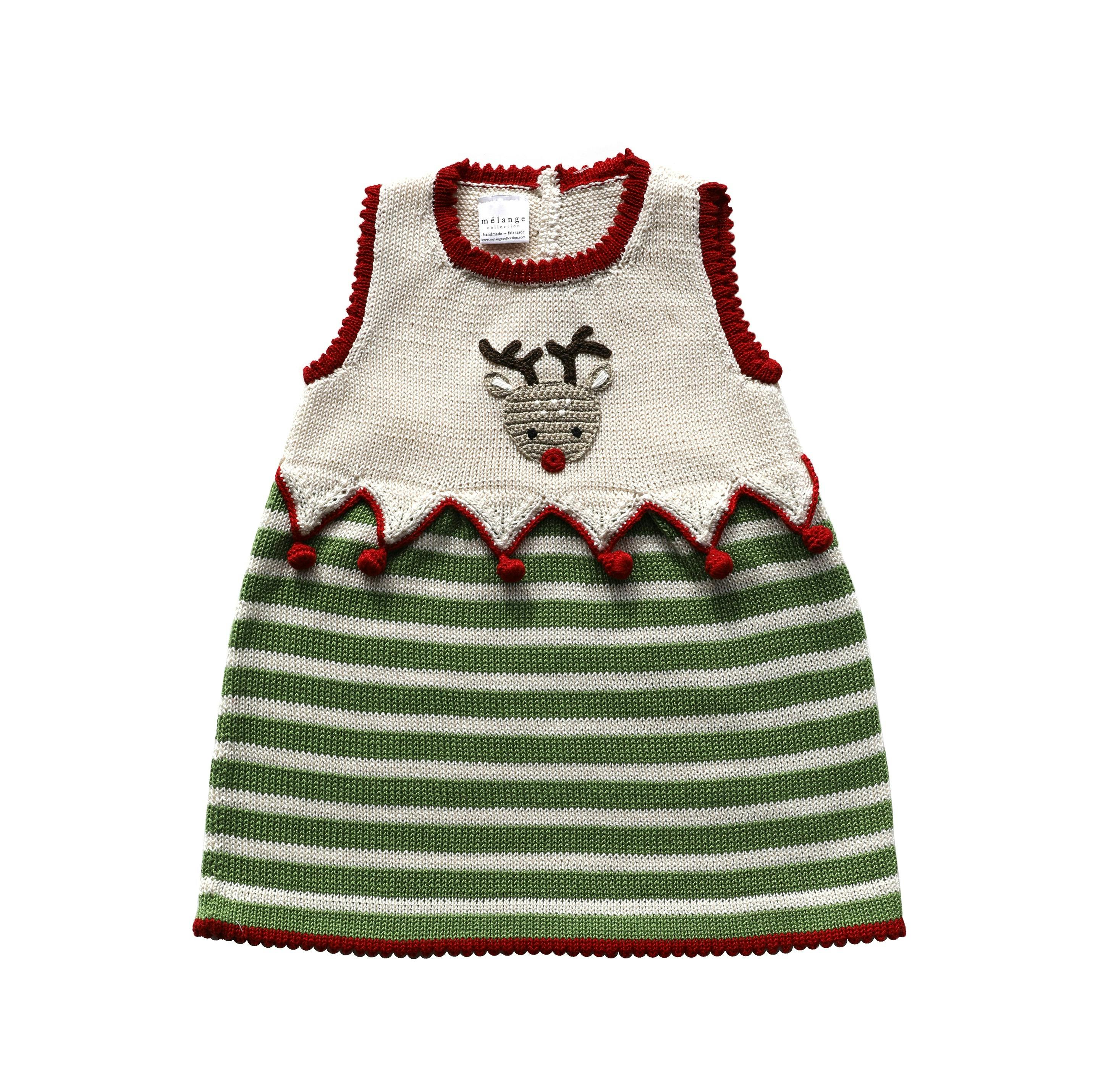 Knit Reindeer Dress