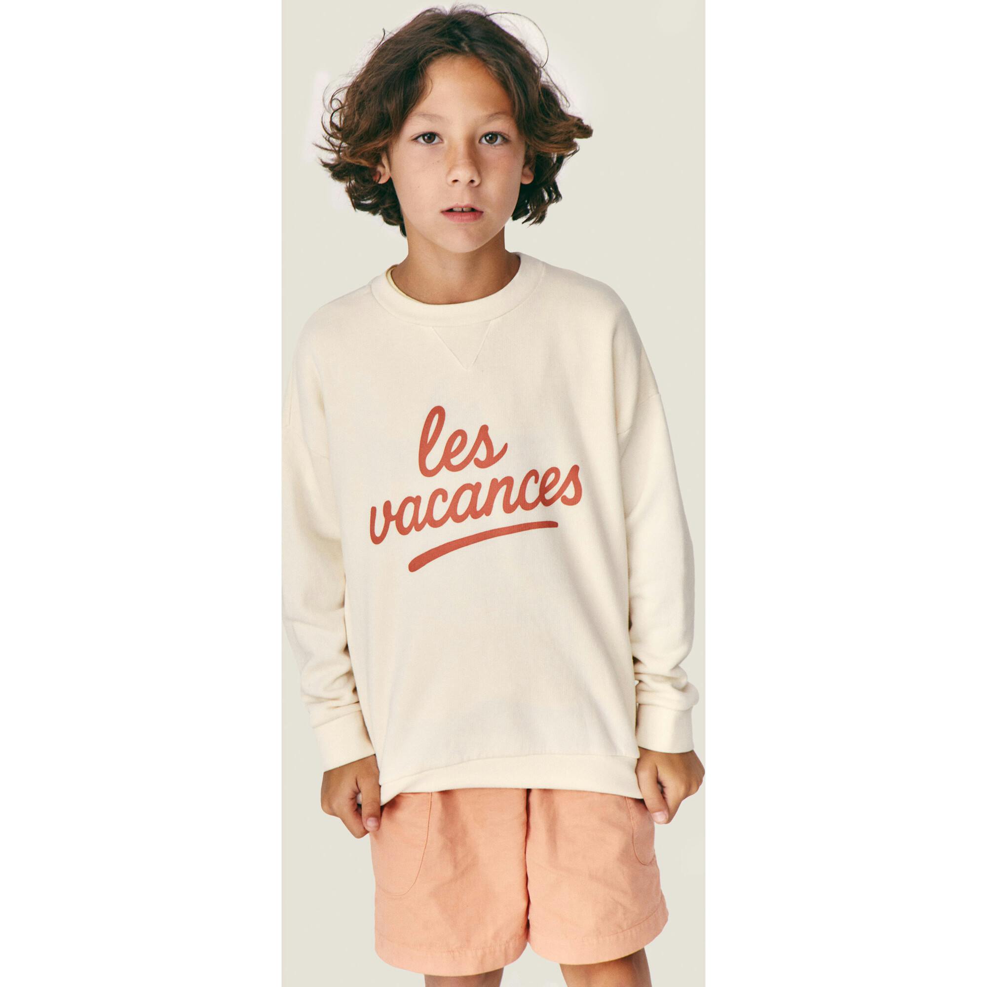 Mipounet SS26 Les Vacances, Sweatshirt Ecru