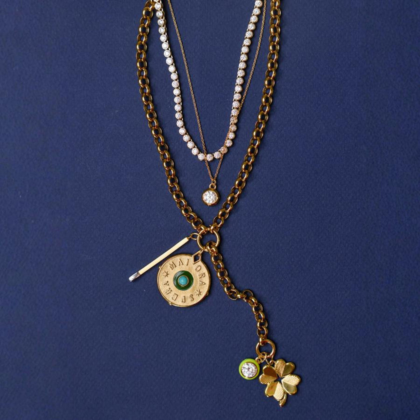 Dainty Bezel Necklace