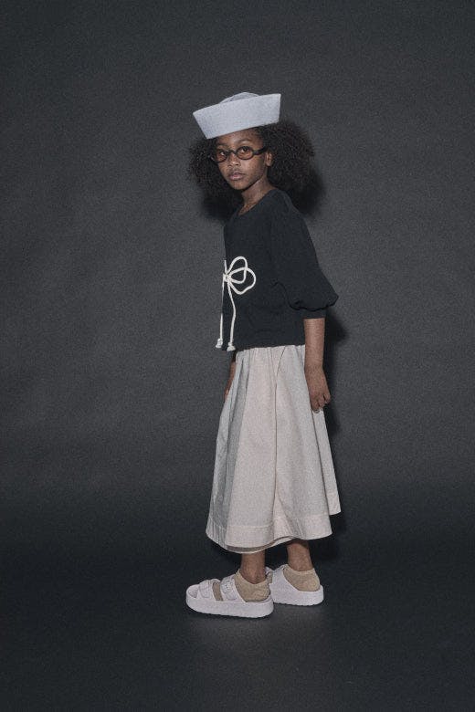 Odissey Bow Sweatshirt Black