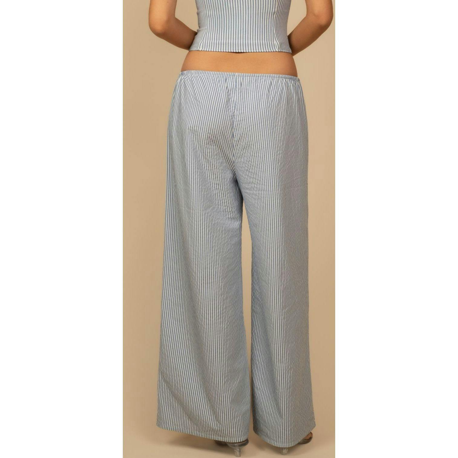 Drawstring Wide-Leg Pant