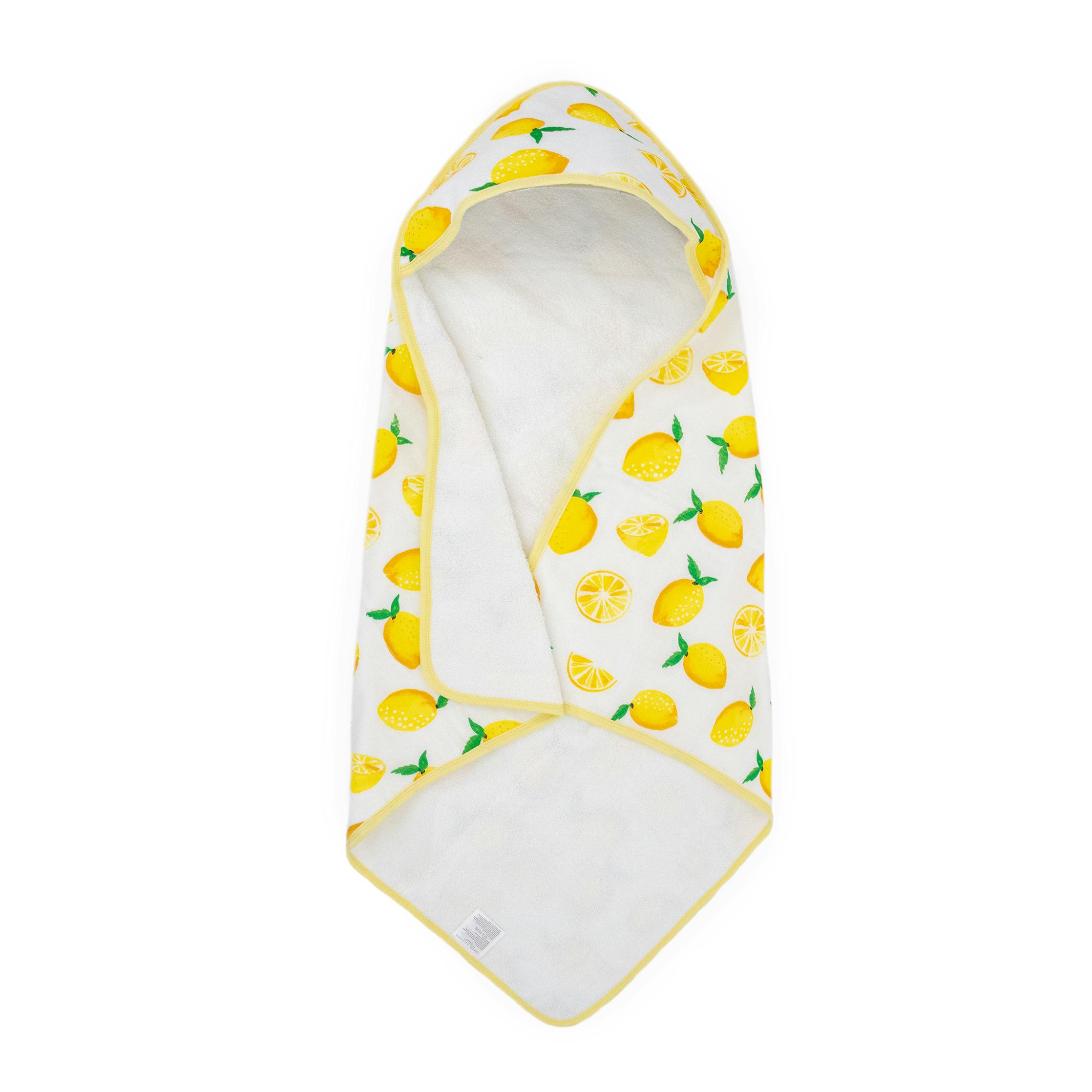Infant Hooded Towel - Lemon