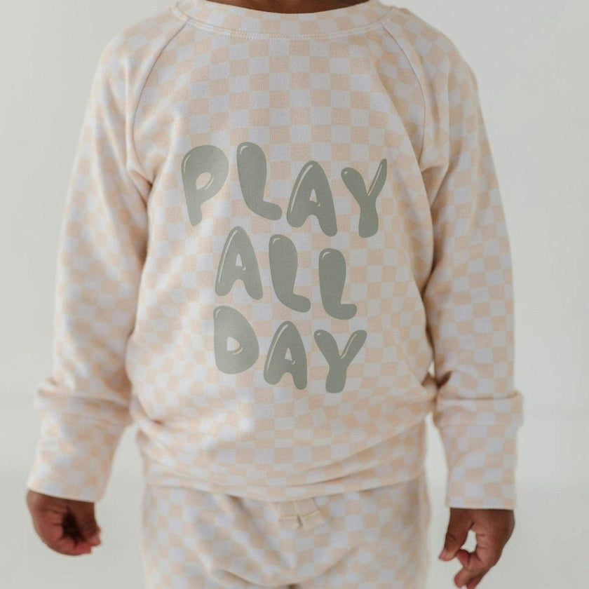 Boys Raglan Sweatshirt in Play All Day