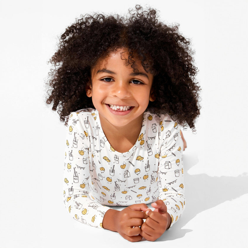 Milk & Cookies Bamboo Kids Pajamas
