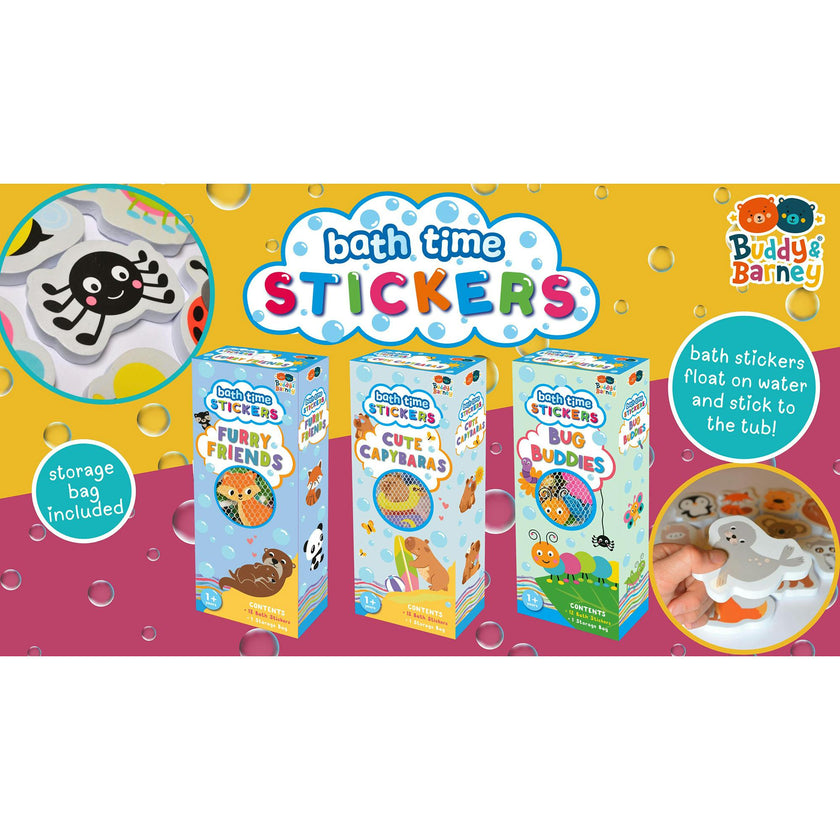 Bath Time: Stickers - Furry Friends