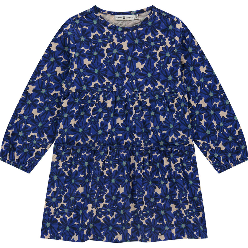 Allover Floral Tiered Dress