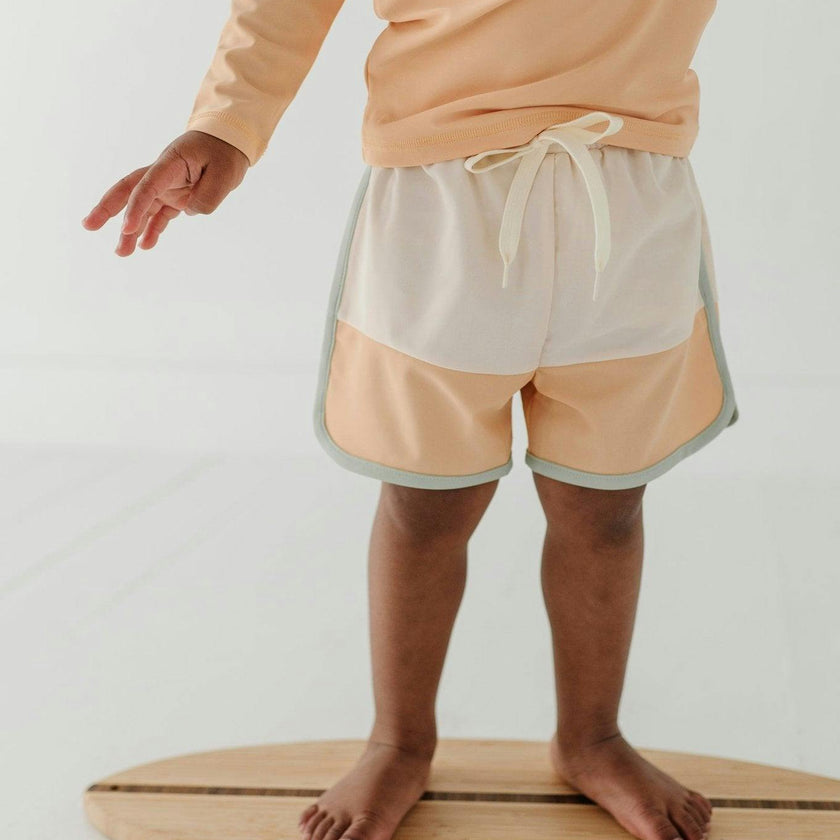 Boy's Colorblock Swim Shorts