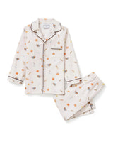 Kid's Twill Pajama Set in Thanksgiving Traditions