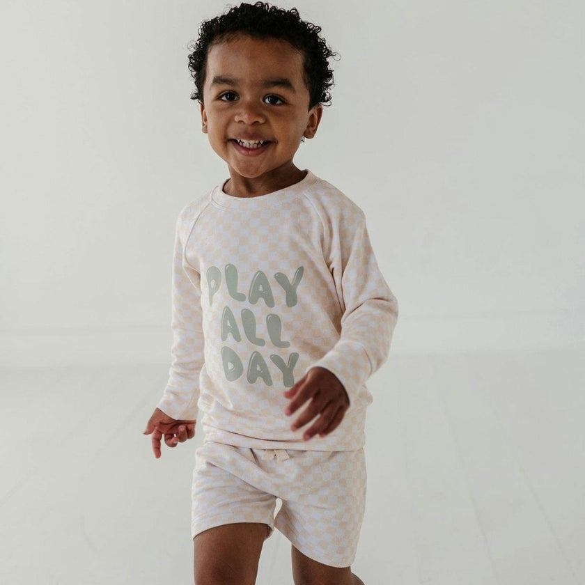 Boys Raglan Sweatshirt in Play All Day