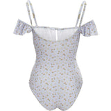 Maise One Piece in Blue Ditsy Floral