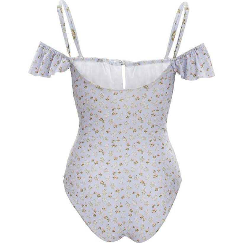 Maise One Piece in Blue Ditsy Floral