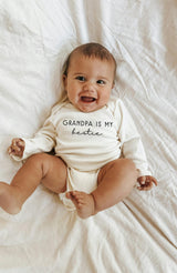 Grandpa is My Bestie Organic Bodysuit Long Sleeve