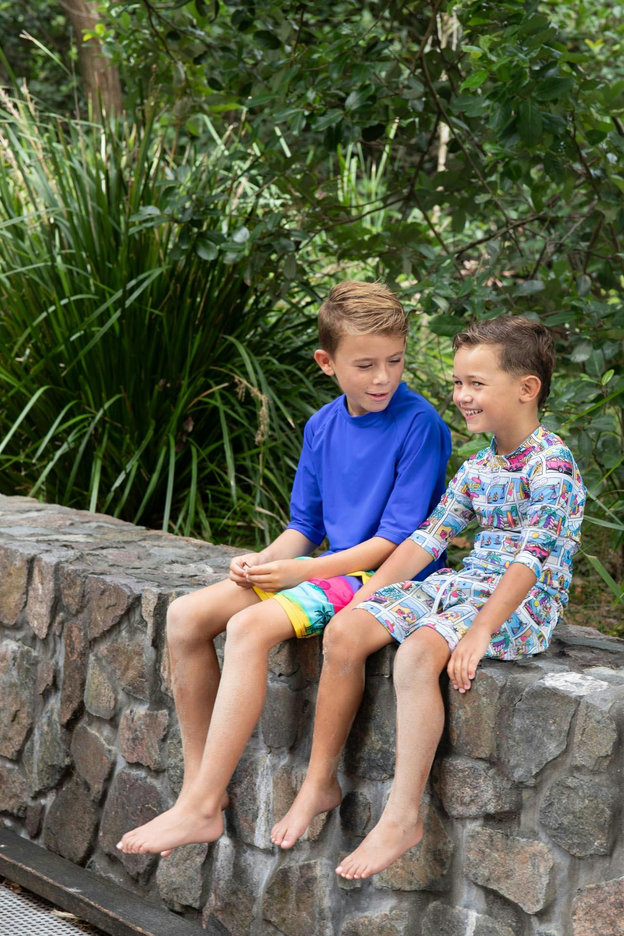 Boys Short Sleeve Rashie UPF 50+ – Bondi