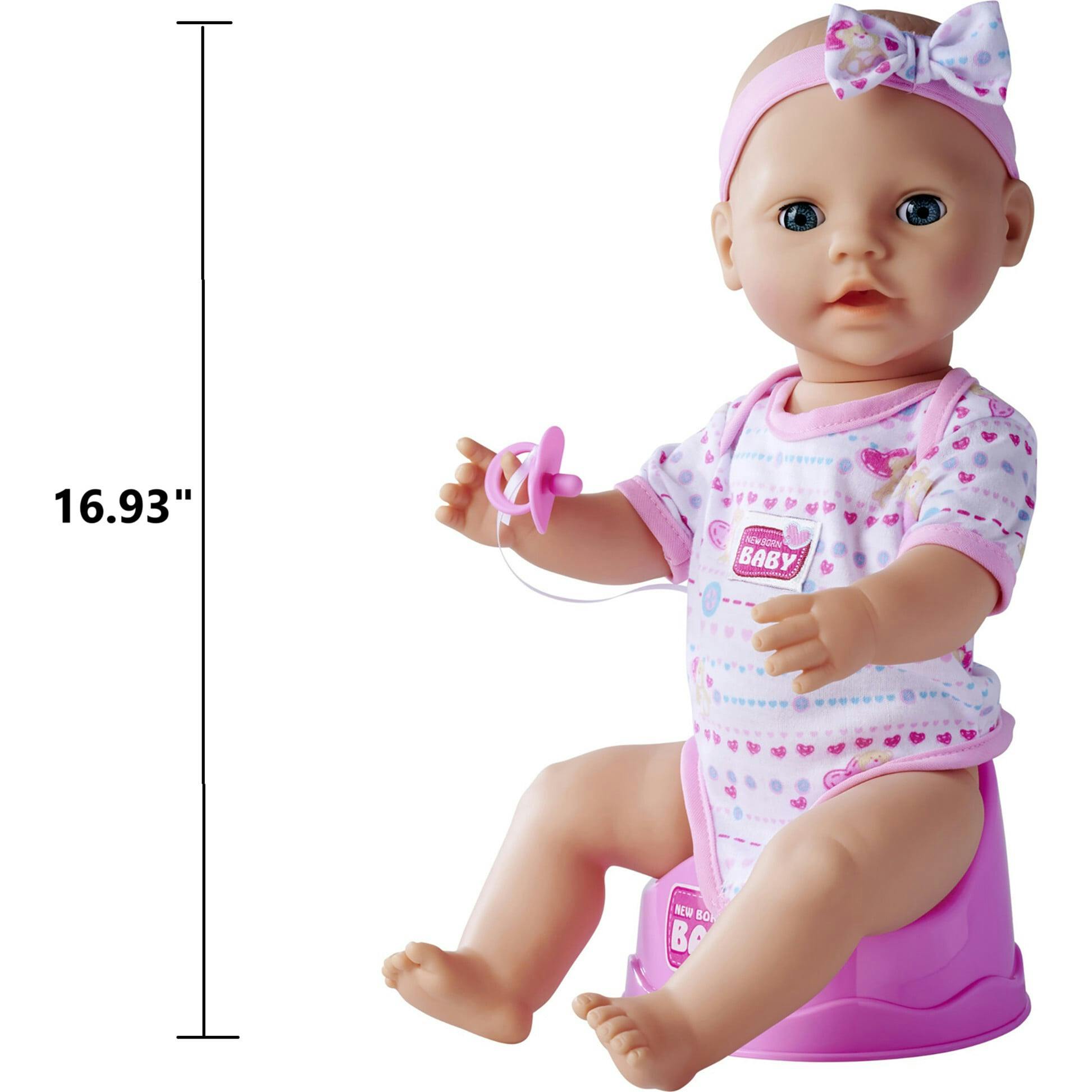 Newborn Baby: Drink & Wet - 8pc Pink - 17