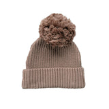 Knit Pom Hat in Portabella
