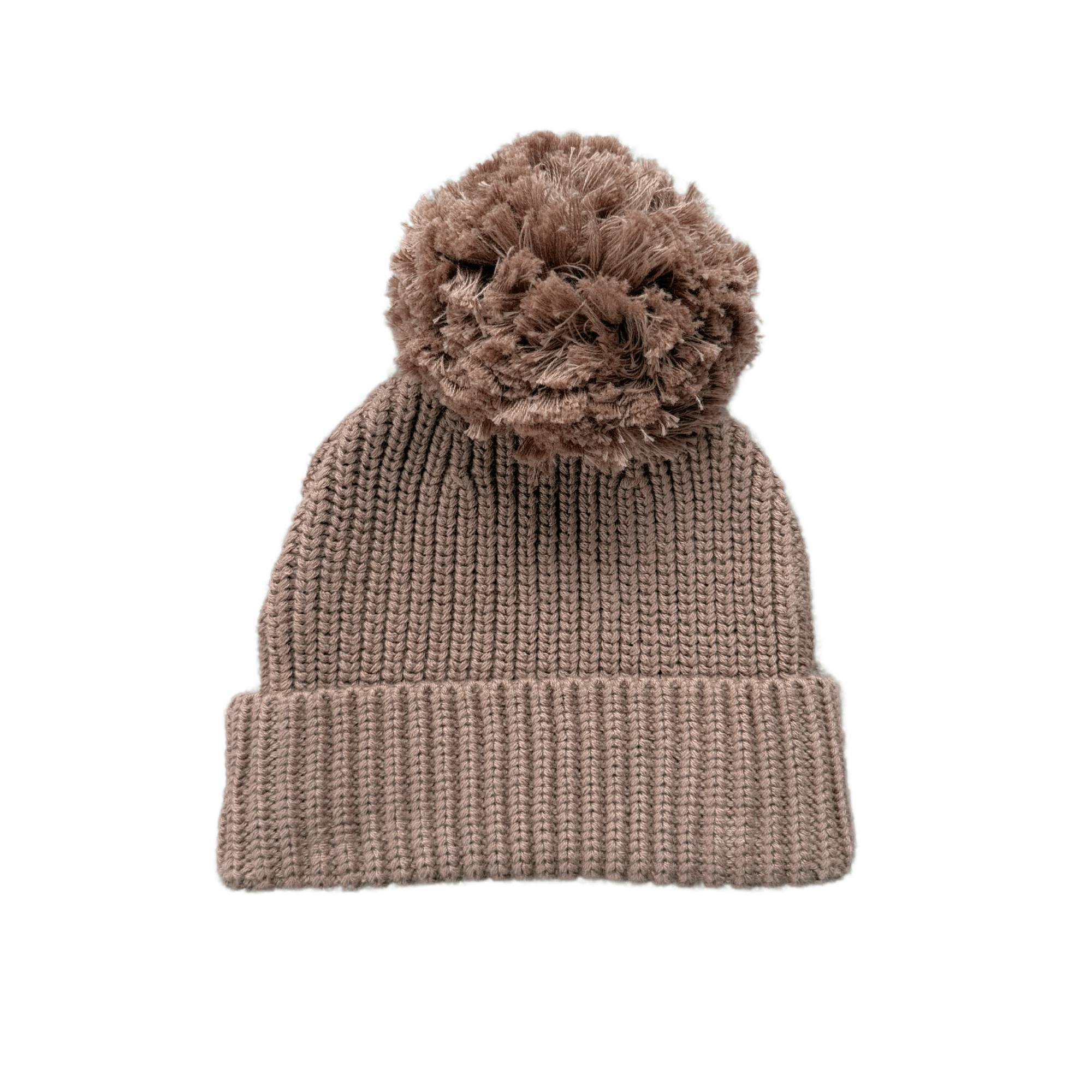 Knit Pom Hat in Portabella