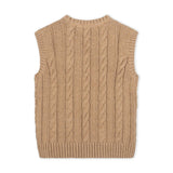 Organic Cable Sweater Vest