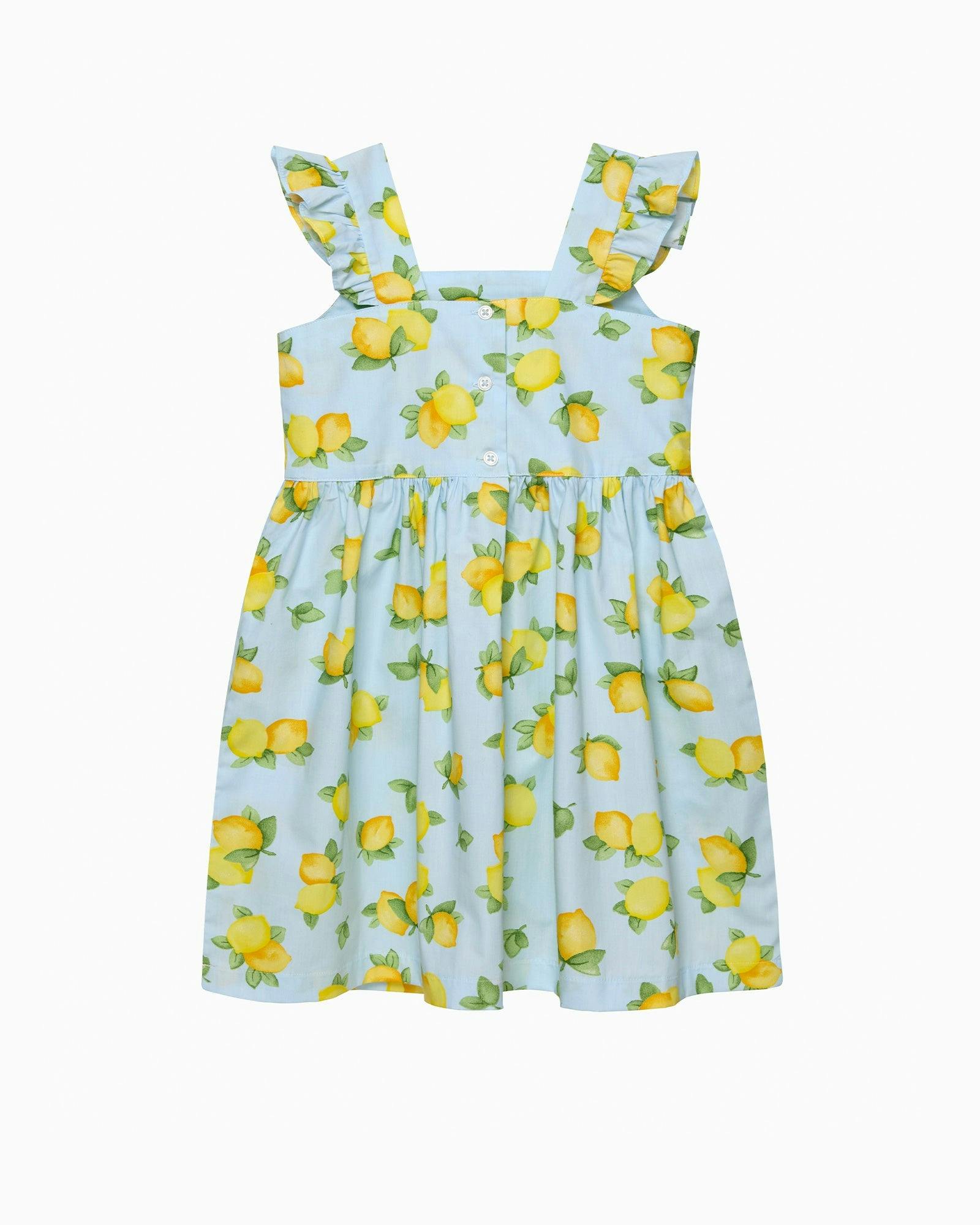 Adelina Summer Dress in Lemon