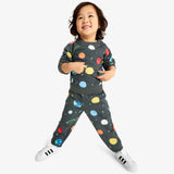 Kids sweatpant in rainbow galaxy