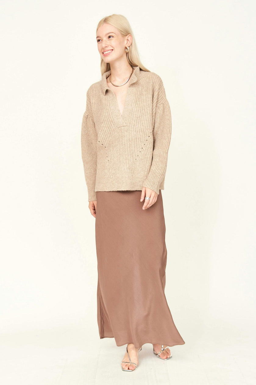 Santander Skirt in Taupe (Excluded from sale)
