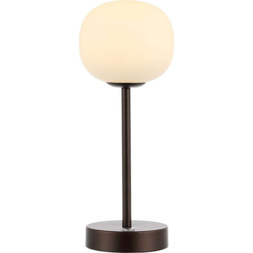 Natalia 12.25" Modern Minimalist Iron Rechargeable Integrated LED Table Lamp
