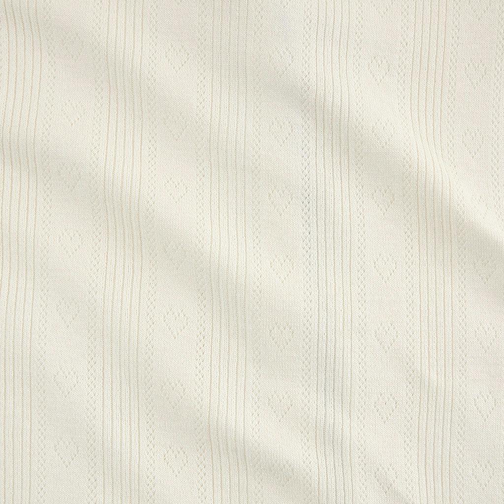 Ivory Hattie Pointelle Picot Cardigan