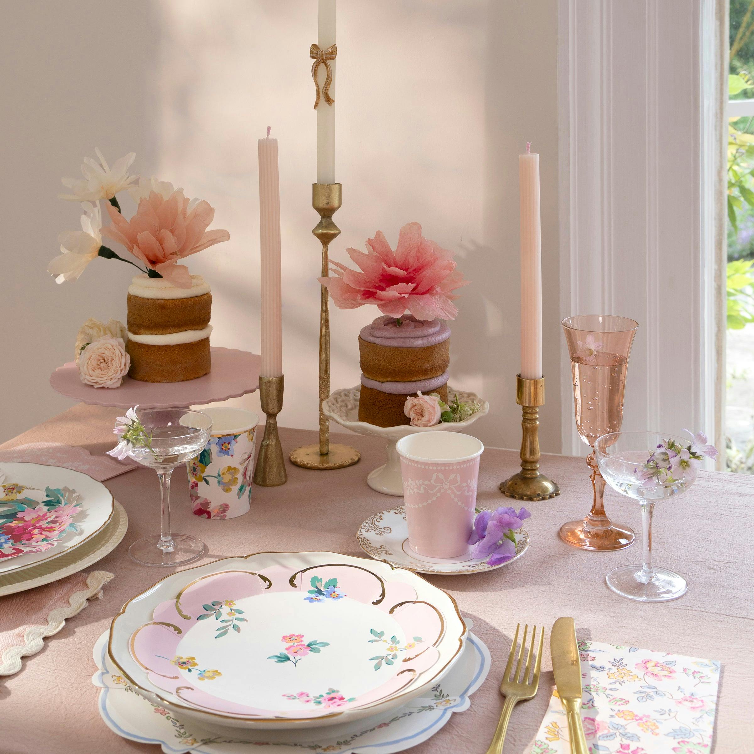 Rococo Pink Cups