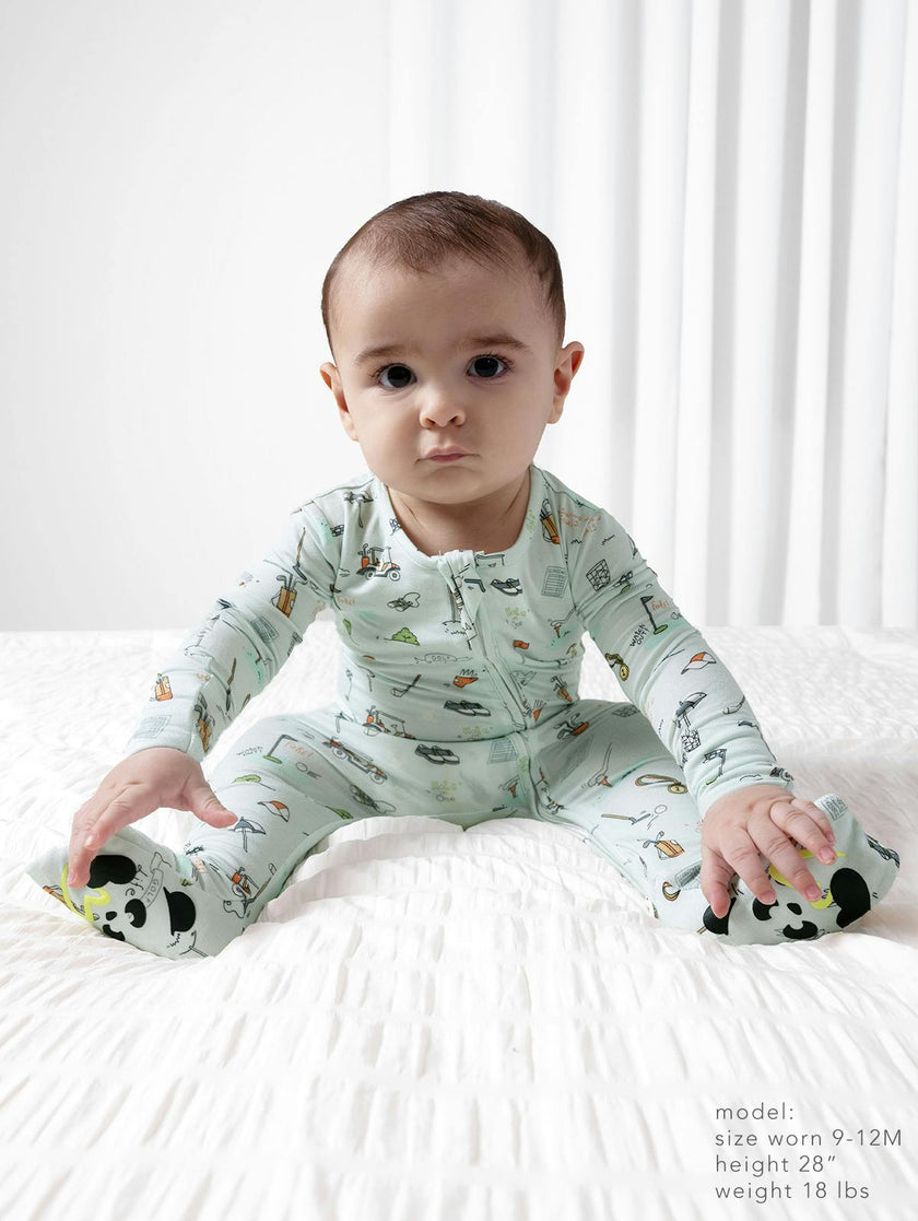 Golf Bamboo Convertible Footie