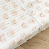 Parker Rainbow Cotton Quilted Change Pad Cover