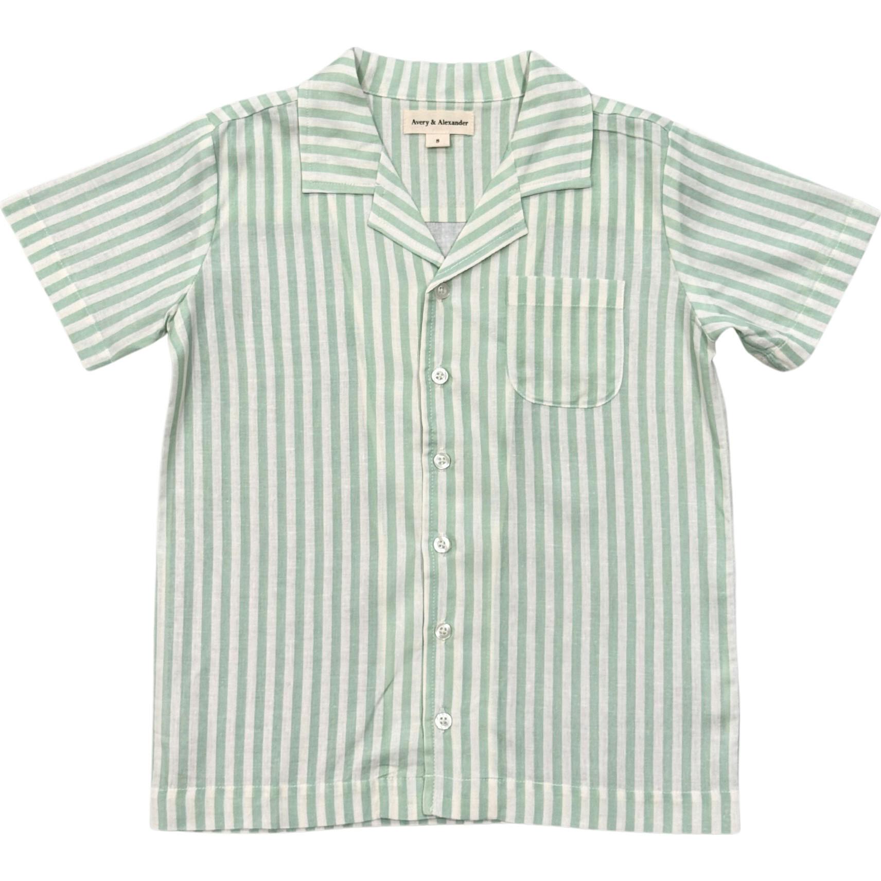 Boy's Linen Button Top