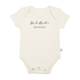 graphic bodysuit | nine months milestone taupe