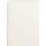 Poplin Fitted Crib Sheet Ivory