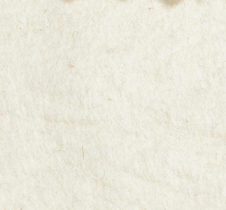 Hand Felted Wool Floral Border Table Runner Cream, 16