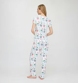 The Kelly Pajama Set - Flower Pots