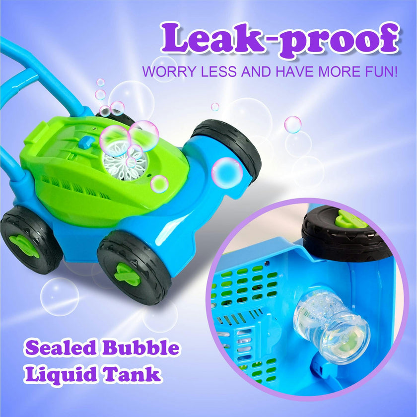 Easy Playhouse: Lawn Mower Bubble Machine