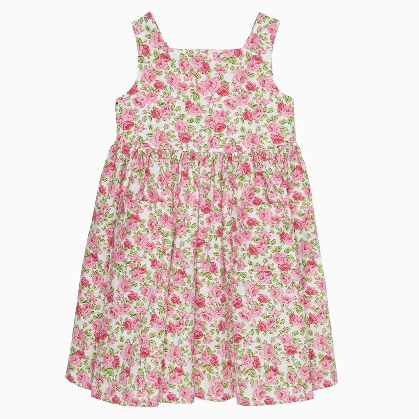 Adelina Summer Dress in Pink Petite Rose