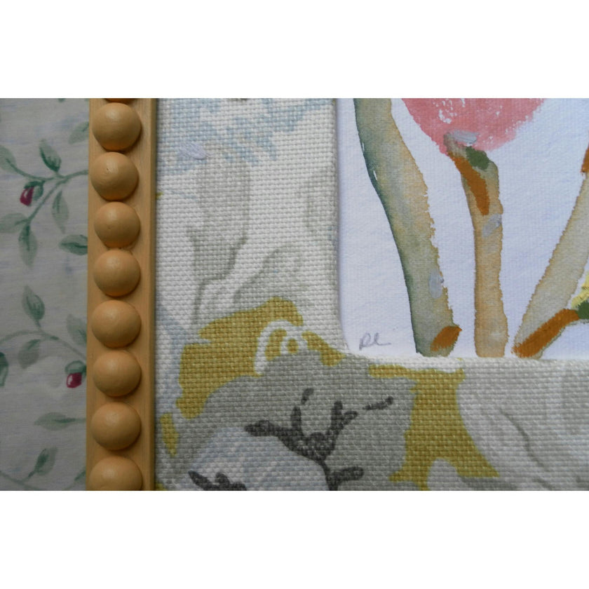 Slow Seeds No. 22 – Original Watercolor & Oil Pastel Painting