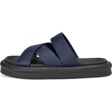 Cove Leather Cross-Over Strap Sandals