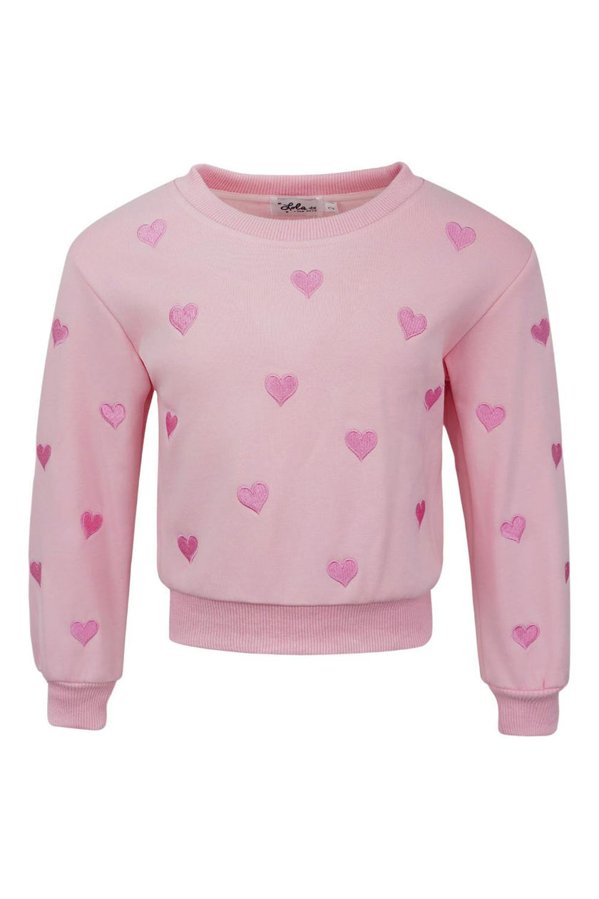 Pink Crystal Hearts Set