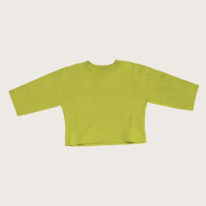 Adult Rory Apple Green Cotton Rib Tee
