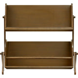 Tally Storage and Bookshelf in Natural Walnut