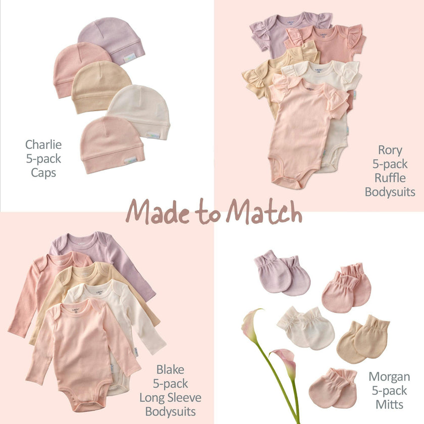 AVERY 5-Pack Short Sleeve Bodysuits