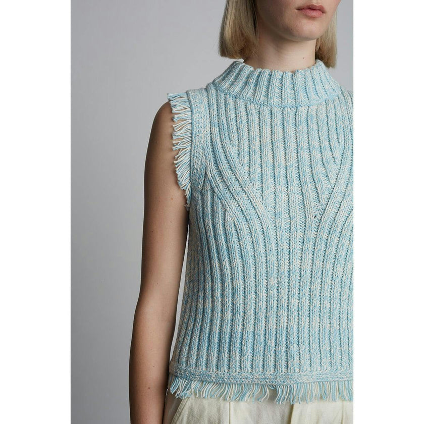 BRIA TANK | IVORY/ROBIN EGG BLUE TWEED | LAST ONE!