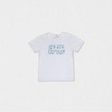 Cederique Baby T-shirt Short Sleeve, White Captain