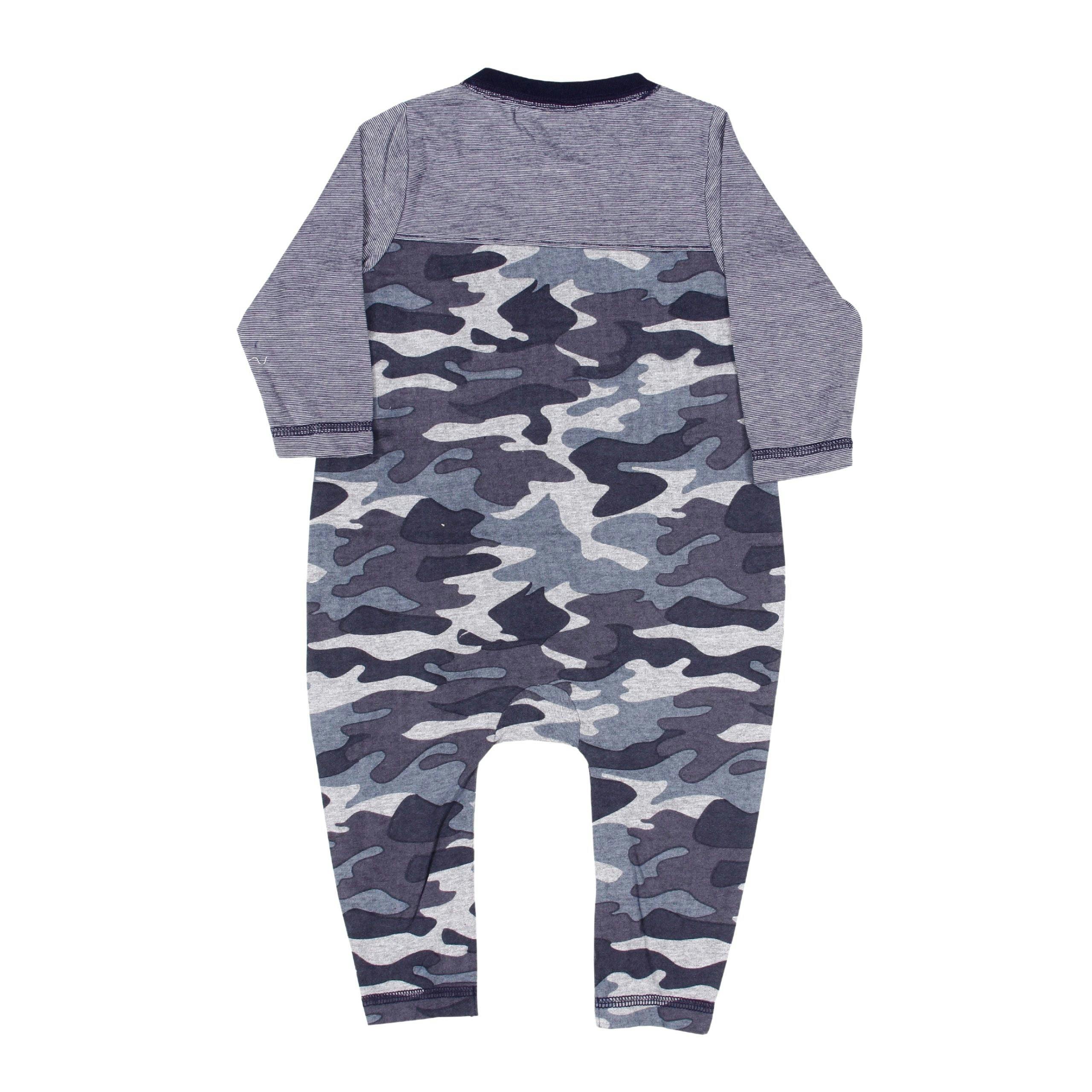 Channing Camouflage Henley Romper