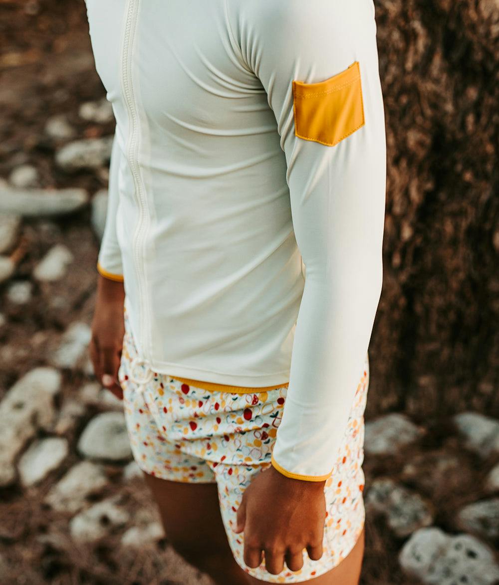 Tommaso Swim Shorts Lemon Print