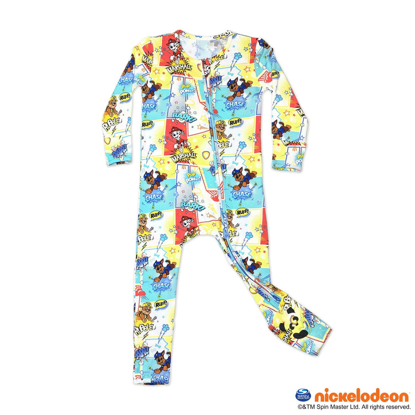 PAW Patrol: Comic Boy Pups Bamboo Convertible Footie