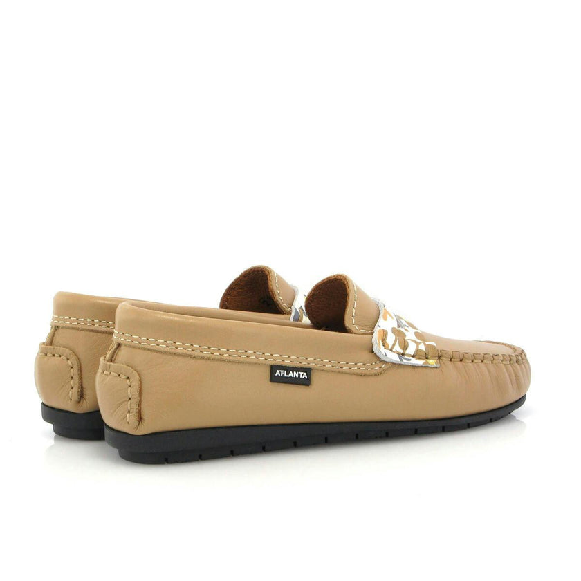 032 Walkers - beige smooth & flowers