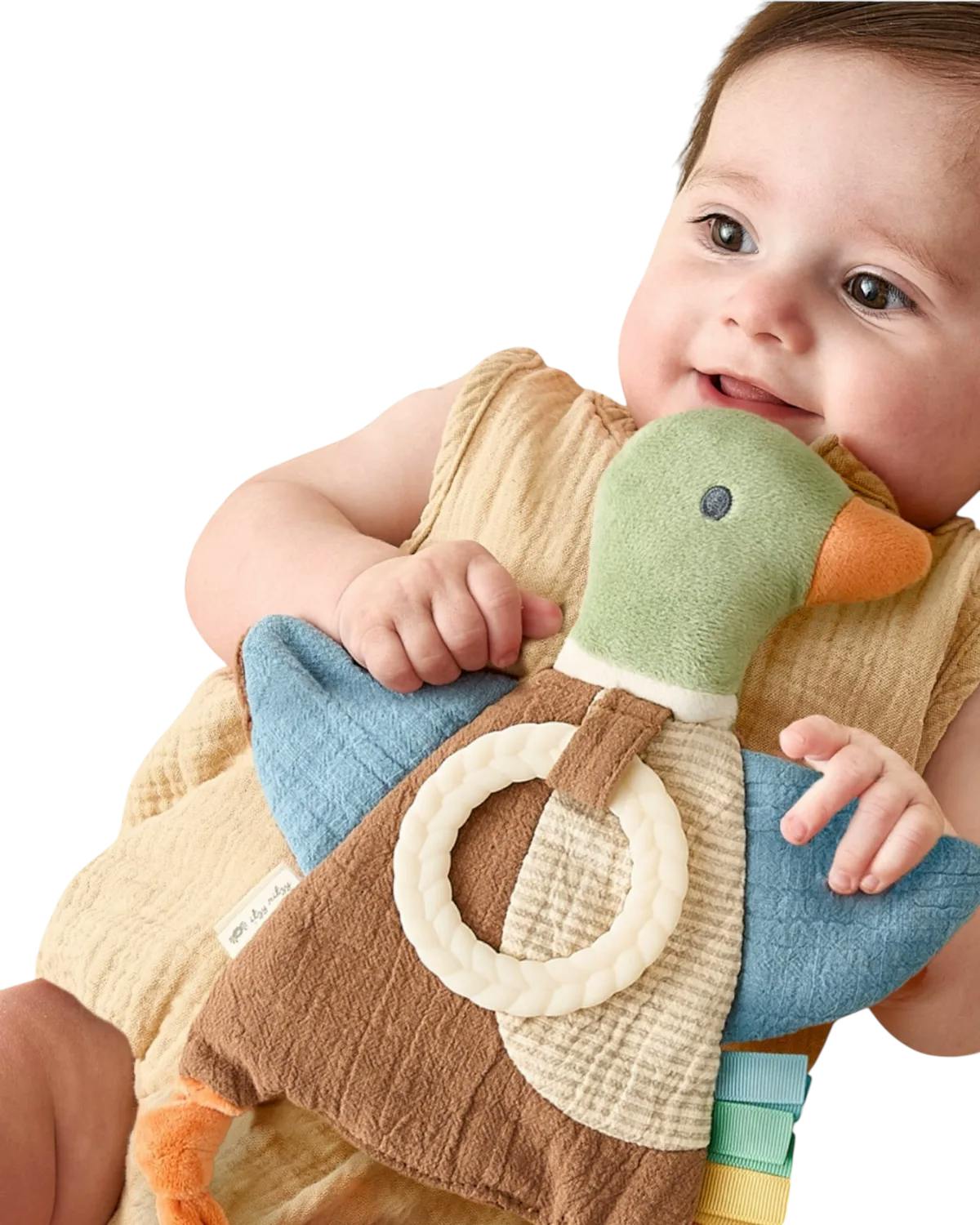 Bitzy Crinkle™ Sensory Crinkle Toy With Teether